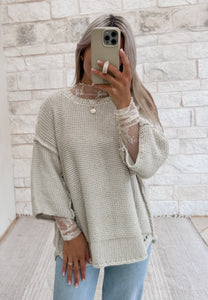 Place To Be Chunky Sweater - Coconut