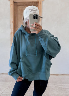 Everything I Need Oversized Hoodie - Ash Jade