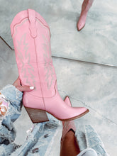 Load image into Gallery viewer, Indigo Pink Western Boots