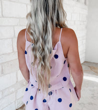 Load image into Gallery viewer, Marion Polkadot Linen Sleeveless Top and Shorts Set
