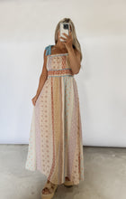 Load image into Gallery viewer, Just Day Dreaming Denim Contrast Ruffle Trim Midi Dress