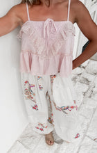 Load image into Gallery viewer, Easy Living Patchwork Embroidered Pants