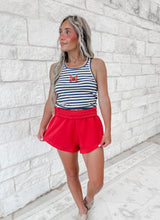 Load image into Gallery viewer, Jess Crabby Beaded Tank - Navy/Ivory