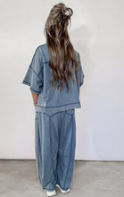 Load image into Gallery viewer, Point Of View Mineral Wash Barrel Pant Set