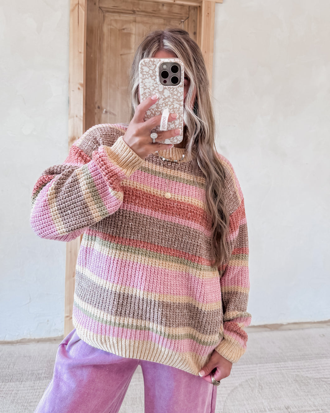 Lasting Love Striped Sweater