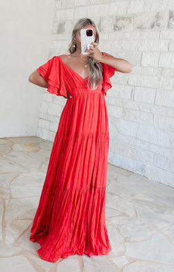 Yours Truly Red Maxi (FINAL SALE)