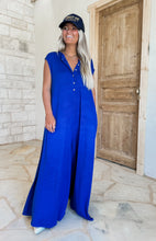 Load image into Gallery viewer, Best Dressed Wide Leg Jumpsuit - royal blue