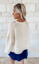 Load image into Gallery viewer, Shore Thing Chunky Crochet Sweater