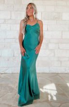 Load image into Gallery viewer, After Party Green One Shoulder Maxi