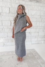 Load image into Gallery viewer, Sunday In The City Brushed Knit Turtle Neck Tank And Midi Skirt Set