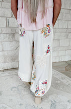 Load image into Gallery viewer, Easy Living Patchwork Embroidered Pants