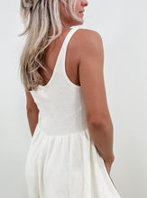 Load image into Gallery viewer, Laguna Lounging Cream Knit Romper