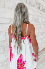 Load image into Gallery viewer, Bungalow Girl Floral Pleated Maxi Dress with Adjustable Straps