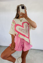Load image into Gallery viewer, Margot Heart Patchwork Tee