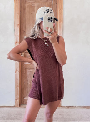 Cozy Outing Sweater Short Set