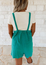 Load image into Gallery viewer, Tatum Green Overall Romper