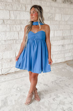 Load image into Gallery viewer, Drift To The Sea Scarf Detail Chiffon Mini