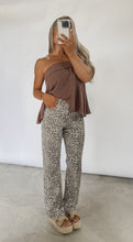 Load image into Gallery viewer, Back At It Super High Rise Leopard Dad Jeans