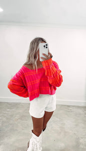 Wear All Day Pink Sweater (FINAL SALE)