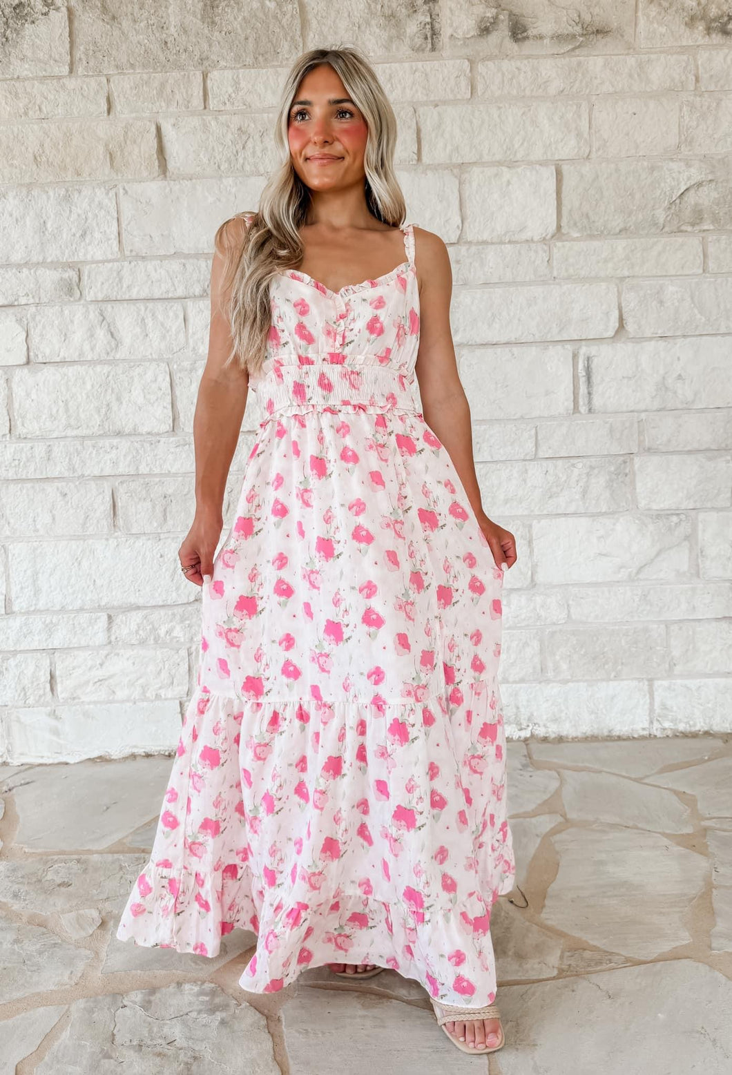 Blissful Moments Floral Maxi (FINAL SALE)