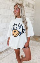 Load image into Gallery viewer, It’s Ok Smile Boxy Tee Oversized Tee