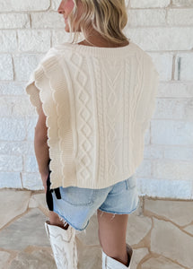 Class Act Cable Knit Sweater