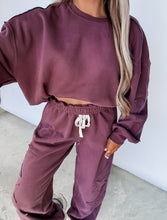 Load image into Gallery viewer, Daily Edit Star Patch Sweatshirt and Joggers - Cocoa