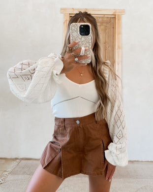 Best Of All Brown Skort