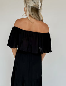 Riley Black Maxi Dress