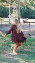 Load image into Gallery viewer, Postcard From Texas Tiered Ruffle Chiffon Mini Dress