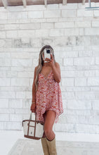Load image into Gallery viewer, Amarillo Sky Handkerchief Hem Babydoll Cami with Beads