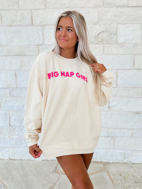 Big Nap Girl Corded Sweatshirt