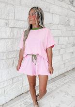 Load image into Gallery viewer, Vacay Mode Loose Fit Striped Knit  &amp; Mini Shorts Set
