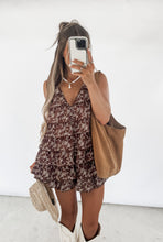 Load image into Gallery viewer, Meadow Mornings Button Front Tiered Ruffle Top and Flowy Short Set