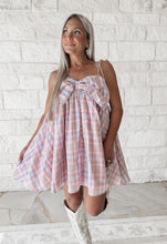 Load image into Gallery viewer, Story Of Us Plaid Mini Dress