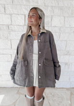 Load image into Gallery viewer, Nina Oversized Jacket - Grey/Khaki