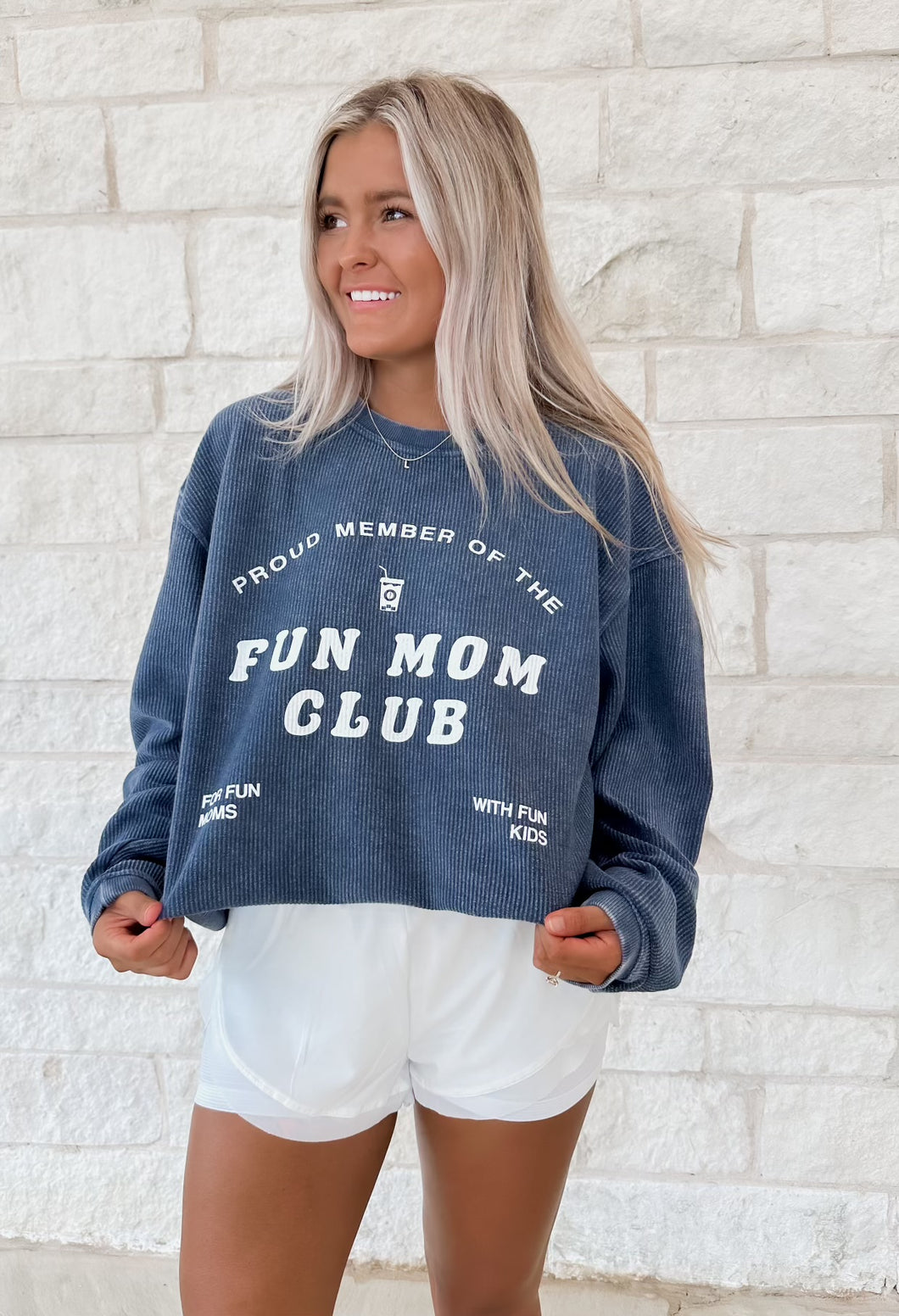 Fun Mom Club Corded Sweatshirt