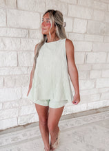 Load image into Gallery viewer, A Beautiful Day A Line Vertical Seam Top &amp; Stripe Shorts Set