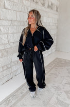 Load image into Gallery viewer, Wherever We Go French Terry Tracksuit Set w/ Piping Trim
