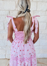 Load image into Gallery viewer, Picture Perfect Smocked Pink Maxi