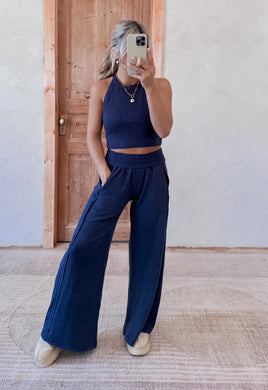 Popular Girl Navy Pant Set