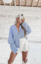 Load image into Gallery viewer, Sky Full Of Clouds Baby Blue Button Cardigan