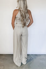 Load image into Gallery viewer, Keaton Halter Tank &amp; Pant Set - Taupe