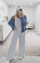 Load image into Gallery viewer, Going With The Tide Striped Jumpsuit