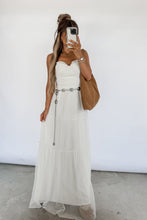 Load image into Gallery viewer, Follow Your Heart Sweetheart Neckline Mesh Midi Dress