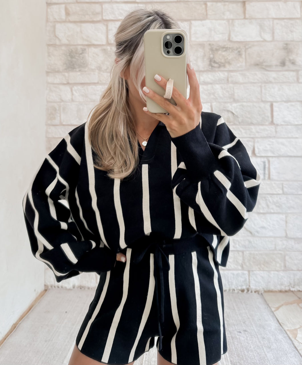 Close To You Striped Pullover