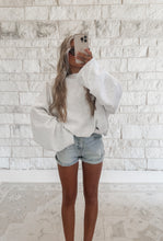 Load image into Gallery viewer, Good Call Blouson Cropped Pullover Sweatshirt