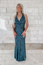 Load image into Gallery viewer, Winter Wonderland Halter Maxi