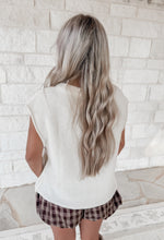 Load image into Gallery viewer, Devin Cotton Knit Sweater Top - Cream