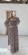Load image into Gallery viewer, Lovely Looks Black Floral Maxi (FINAL SALE)